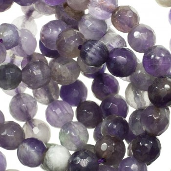 Amatista facetada tira de 40 cm 2