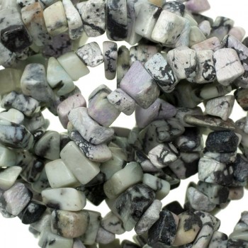 Tira 90 cm chips de piedras irregulares Esteatita