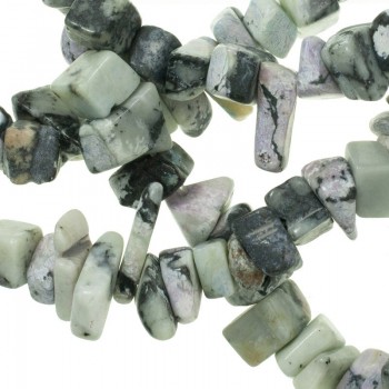 Tira 90 cm chips de piedras irregulares Esteatita 2