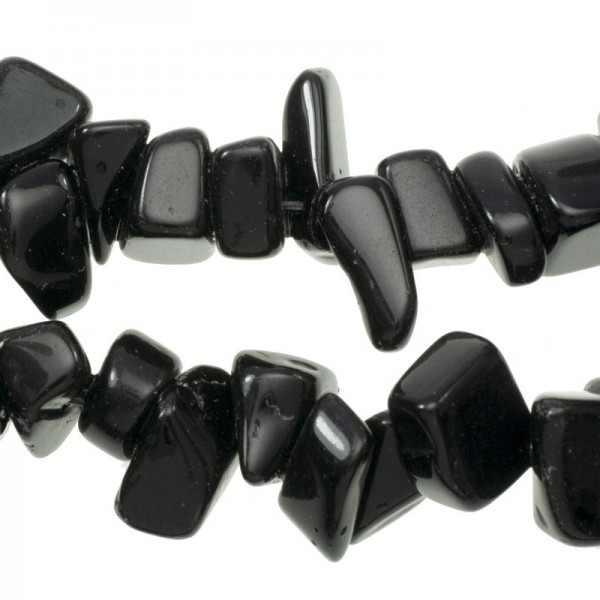 Tira de 90 cm de piedras irregulares ónix