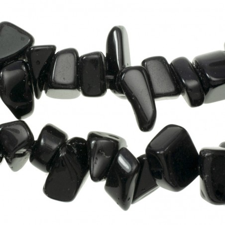 Tira de 90 cm de piedras irregulares ónix