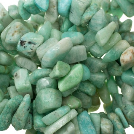 Tira de piedras irregulares Amazonita