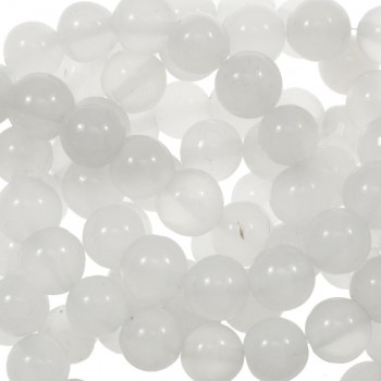 Ágata blanca tira de 40 cm