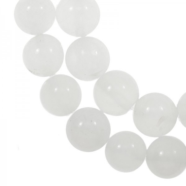 Ágata blanca tira de 40 cm