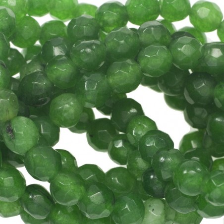 Esmeralda facetada tira de 40 cm