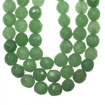 Jade facetado Tira de 40 cm 2