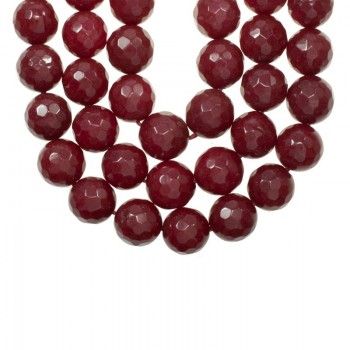 Rubí facetado Tira de  40 cm 2