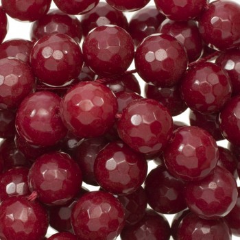 Rubí facetado Tira de  40 cm