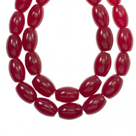 Rubí oval Tira de 40 cm