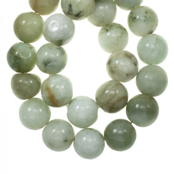 Jade liso tira de 40 cm