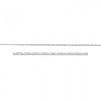 Cadena espiga diamantada Plata de Ley 925 | Karissma