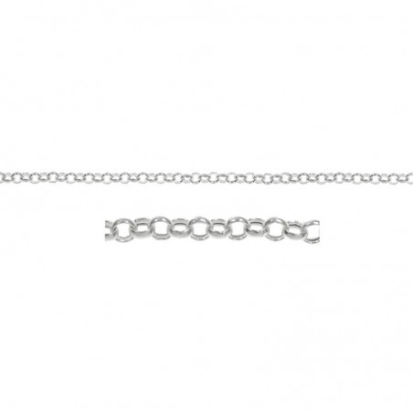 Cadena roló 1.7 mm Plata de Ley 925 | Karissma