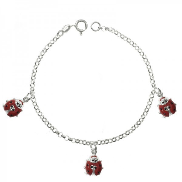 Pulsera mariquitas para niña de Comunión