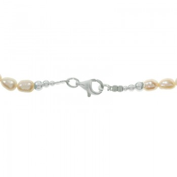 Collar de perlas con mariposa Plata de Ley - Karissma 2