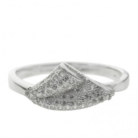 Anillo onda Plata de Ley 925