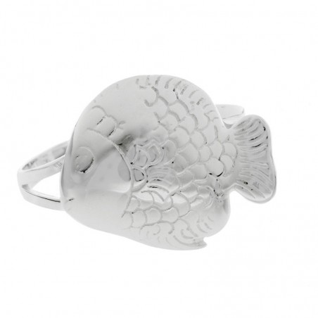 Anillo pez Plata de Ley 925