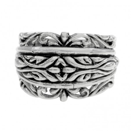 Anillo triple orla Plata de Ley 925