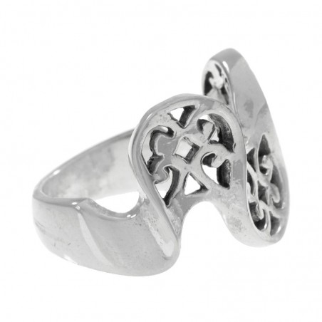 Anillo triple onda Plata de Ley 925