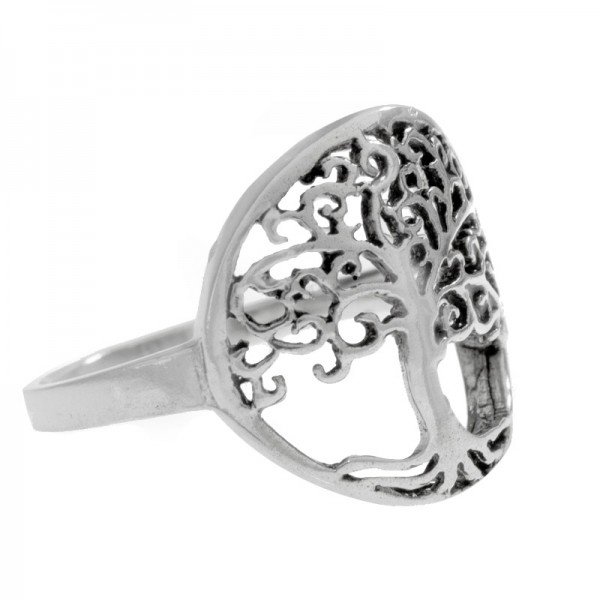 Anillo árboL de la vida Plata de Ley 925