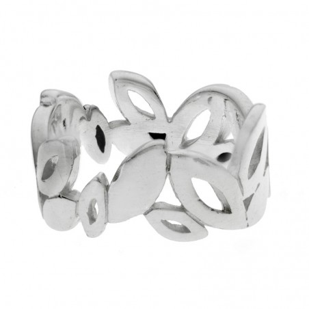 Anillo laureles Plata de Ley 925