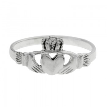 Anillo Claddagh Plata de Ley 925