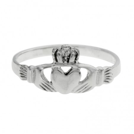Anillo Claddagh Plata de Ley 925