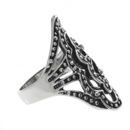 Anillo arabesco oxidado Plata de Ley 925