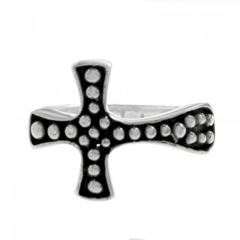 Anillo cruz Plata de Ley 925 - Karissma