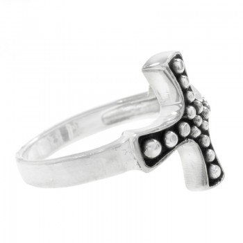 Anillo cruz Plata de Ley 925 - Karissma 2