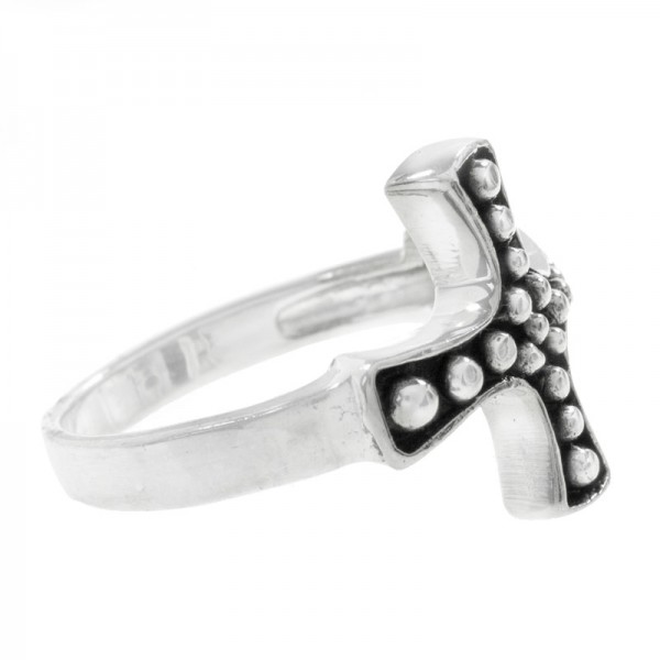Anillo cruz Plata de Ley 925 - Karissma