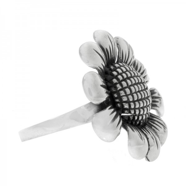 Anillo margarita grande Plata de Ley 925 - Karissma