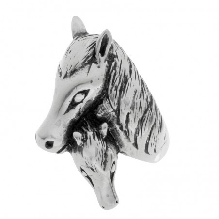 Anillo caballos Plata de Ley 925 - Karissma