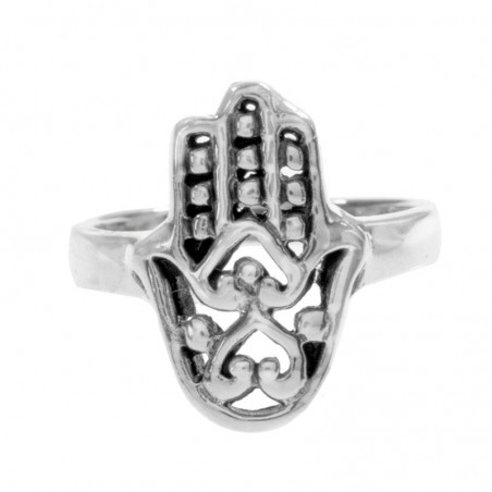 Anillo mano de Fátima Plata de Ley 925