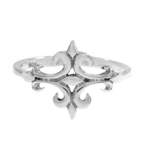 Anillo cruz Plata de Ley 925