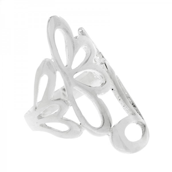 Anillo flores calado Plata de Ley 925 - Karissma