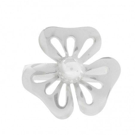 Anillo trébol Plata de Ley 925