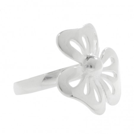 Anillo trébol Plata de Ley 925