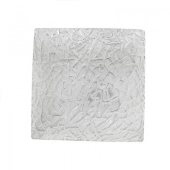 Anillo cuadrado textura Plata de Ley 925 - Karissma