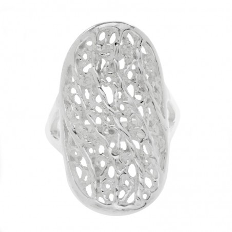 Anillo lanzadera ondas Plata de Ley 925
