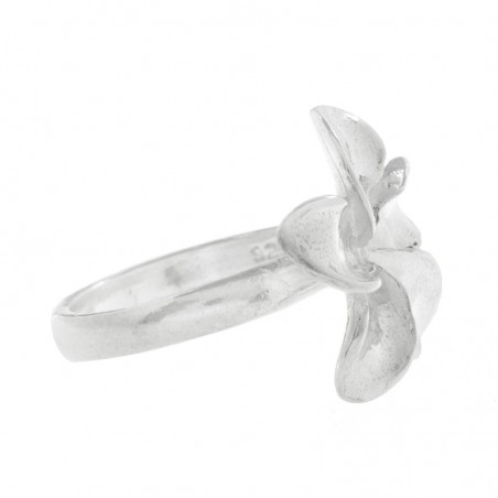 Anillo flor cinco pétalos Plata de Ley 925