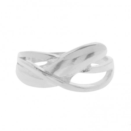 Anillo lazo Plata de Ley 925