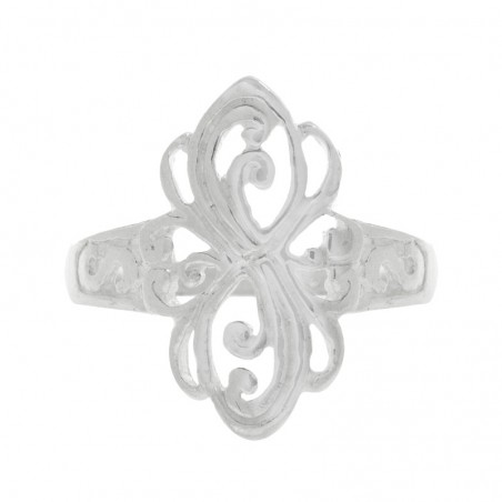 Anillo doble arabesco Plata de Ley 925
