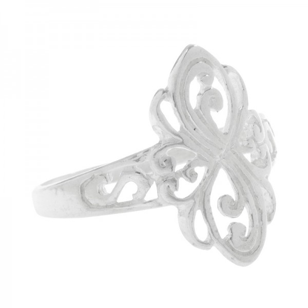 Anillo doble arabesco Plata de Ley 925