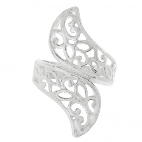 Anillo doble arabesco Plata de Ley 925