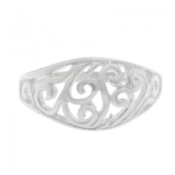 Anillo Bombé Plata de Ley 925