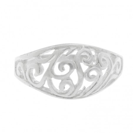 Anillo Bombé Plata de Ley 925