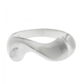 Anillo ondulado Plata de Ley 925