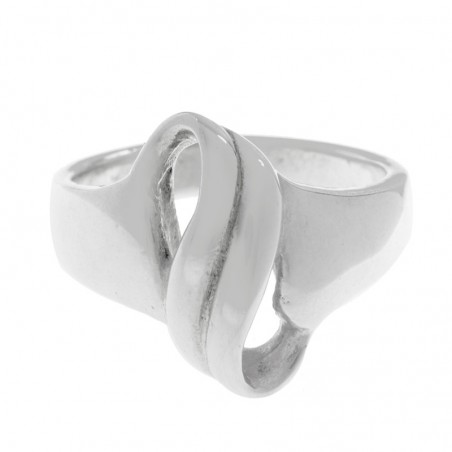 Anillo onda Plata de Ley 925