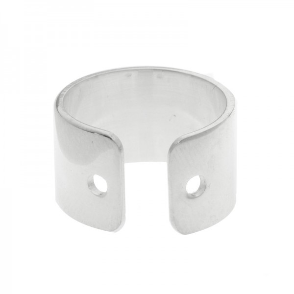 Anillo ancho para grabar Plata de Ley 925