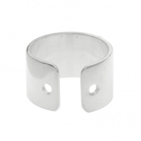 Anillo ancho para grabar Plata de Ley 925